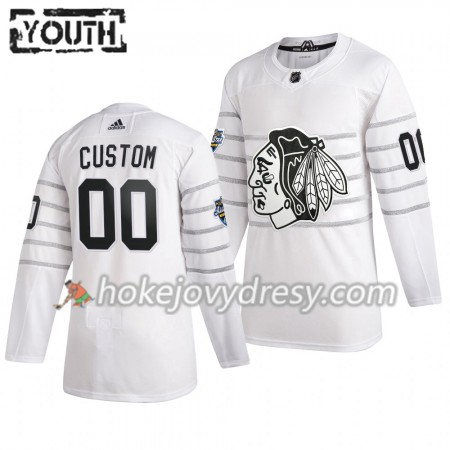 Dětské Hokejový Dres Chicago Blackhawks Custom Bílá Adidas 2020 NHL All-Star Authentic